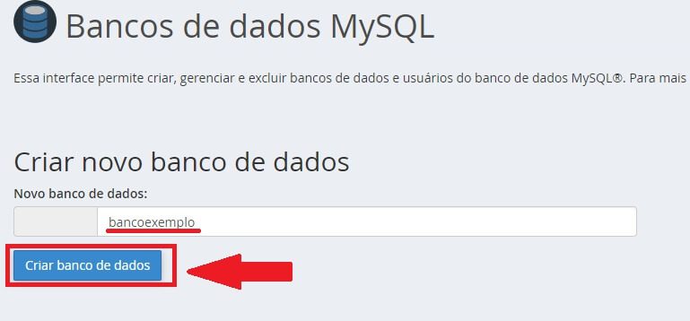 Criando um Banco de Dados MySQL para realizar a instalação do WordPress Manualmente através do cPanel