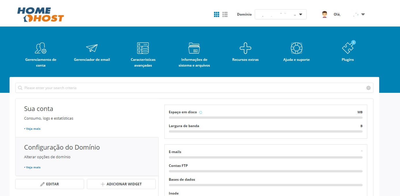 painel do directadmin