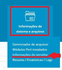 Descobrir versao do mysql através do painel do directadmin