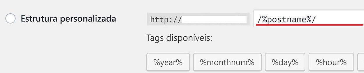 Estrutura Personalizada das URLs Amigáveis no WordPress