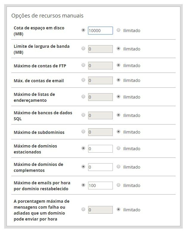 criar nova conta revenda de hospedagem 2