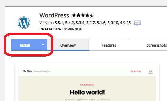 instalar wordpress