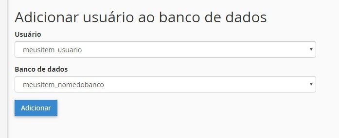 adicionar usuario ao banco 