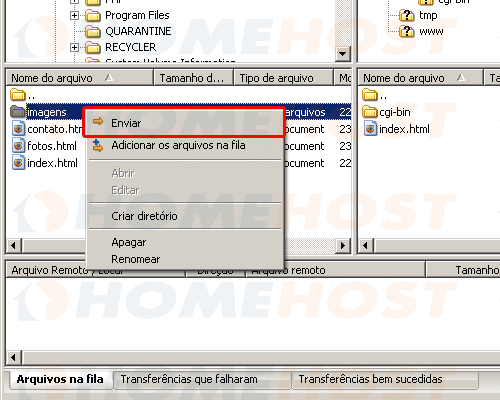 o que e ftp 8 - enviar arquivos filezilla