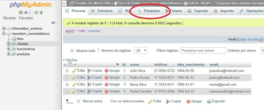 SELECT no mysql