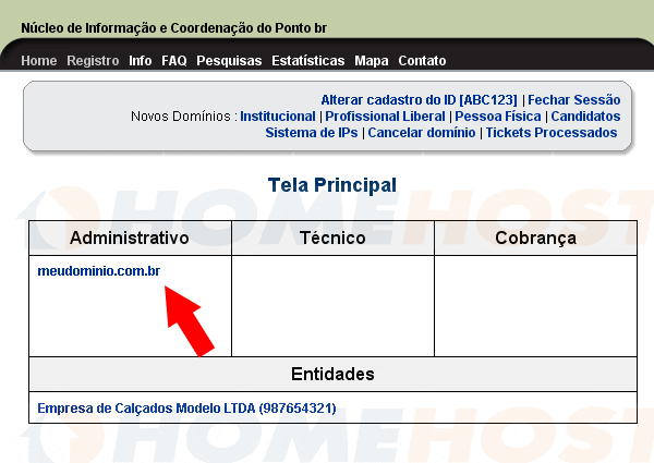 Como alterar DNS pelo Registro.br