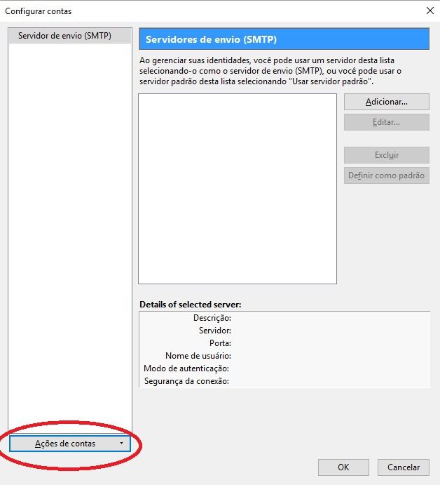 configurar email no thunderbird 3