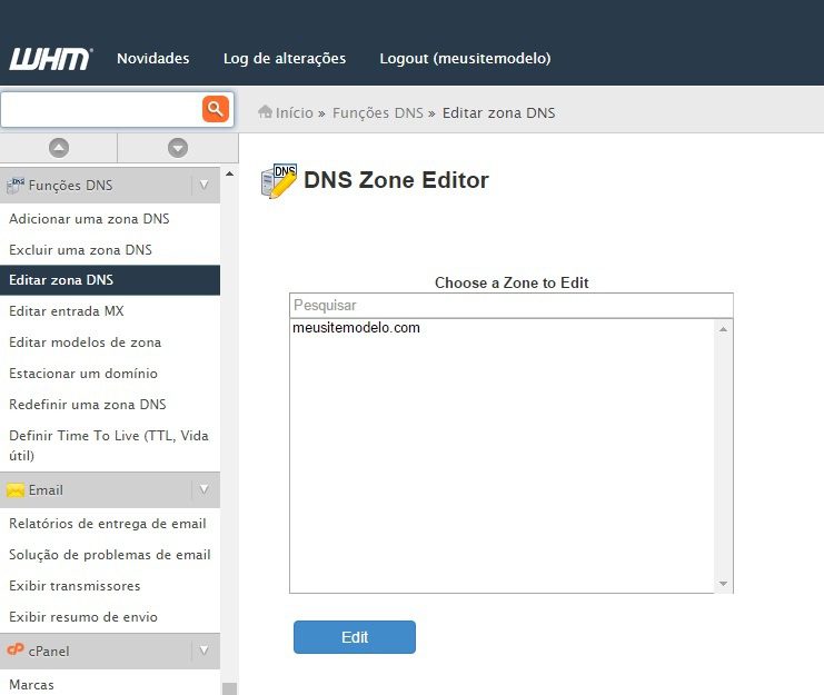 customizar servidor dns revenda de hospedagem 1