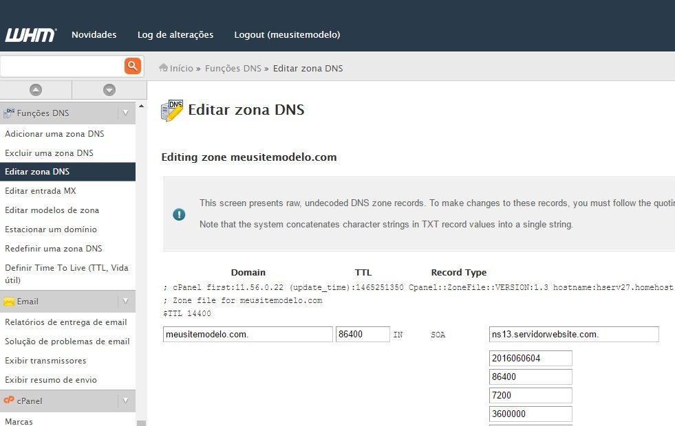 customizar servidor dns revenda de hospedagem 2