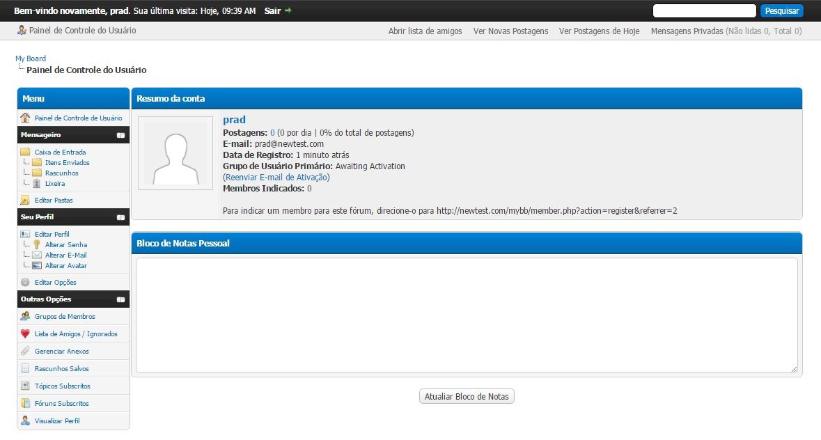 como instalar o mybb
