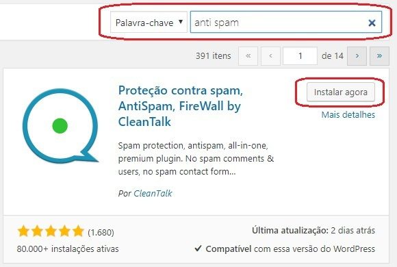 instalar plugin no wordpress
