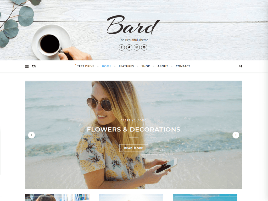 Tema wordpress bard