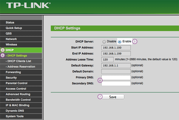 configurar dns no roteador de internet