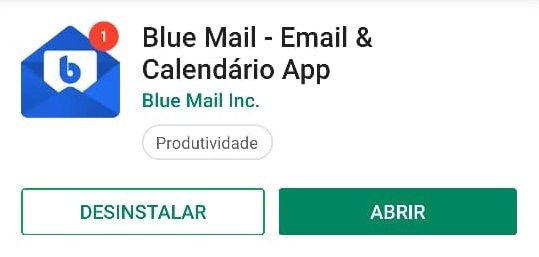 instalar o bluemail