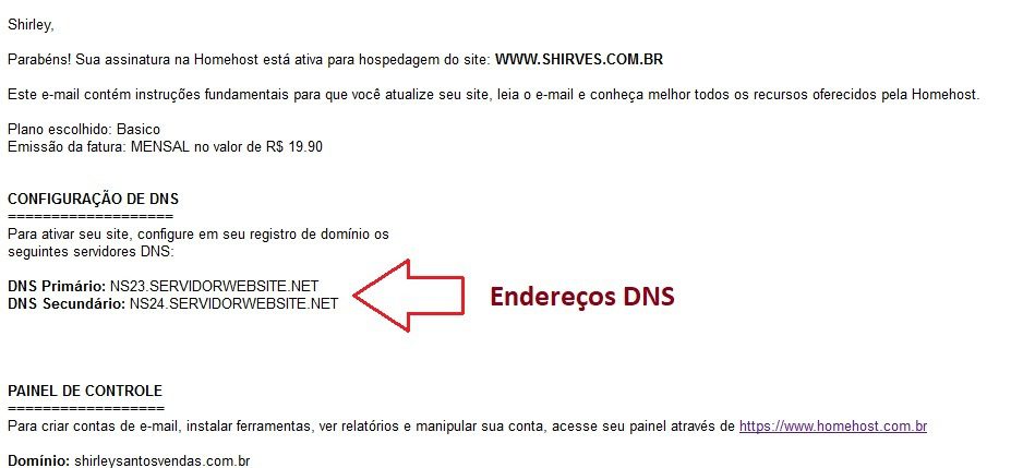 endereços de DNS corretos, para evitar o erro DNS não está respondendo