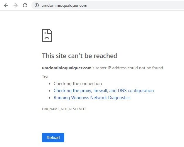 Como resolver problema de dns homehost