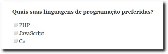 Exemplo 5 com label