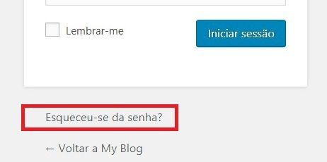 resetar senha do WordPress