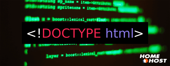 Doctype HTML: tudo o que você precisa saber | Homehost