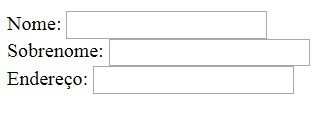 Exemplo de input type text