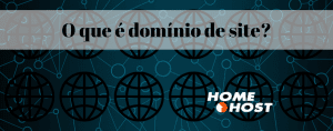 O que é domínio de site?