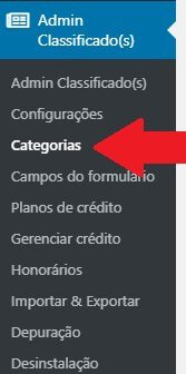 Criando Categorias para nosso Classificados WordPress