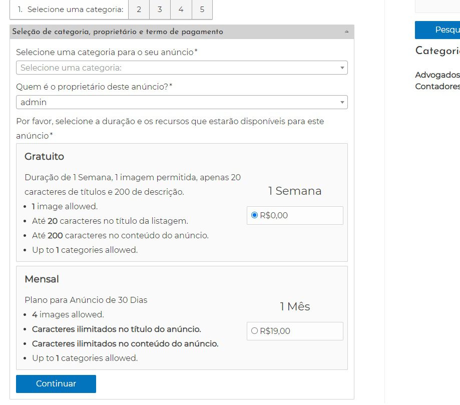 Adicionando Opções de Anúncios Pagos ao Site de Classificados WordPress