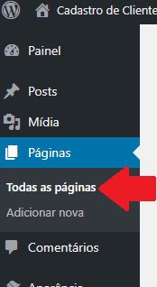 Como alterar Páginas WordPress
