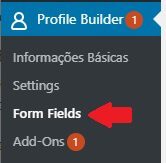 Configurando os Campos do Formulário de Cadastro do Site