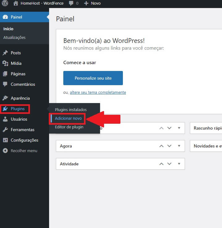 Adicionar Novos Plugins no WordPress