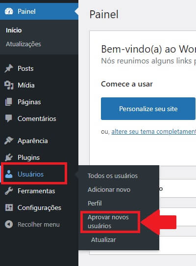 Moderação de Usuários no WordPress