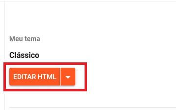 Clique no Botão Editar HTML