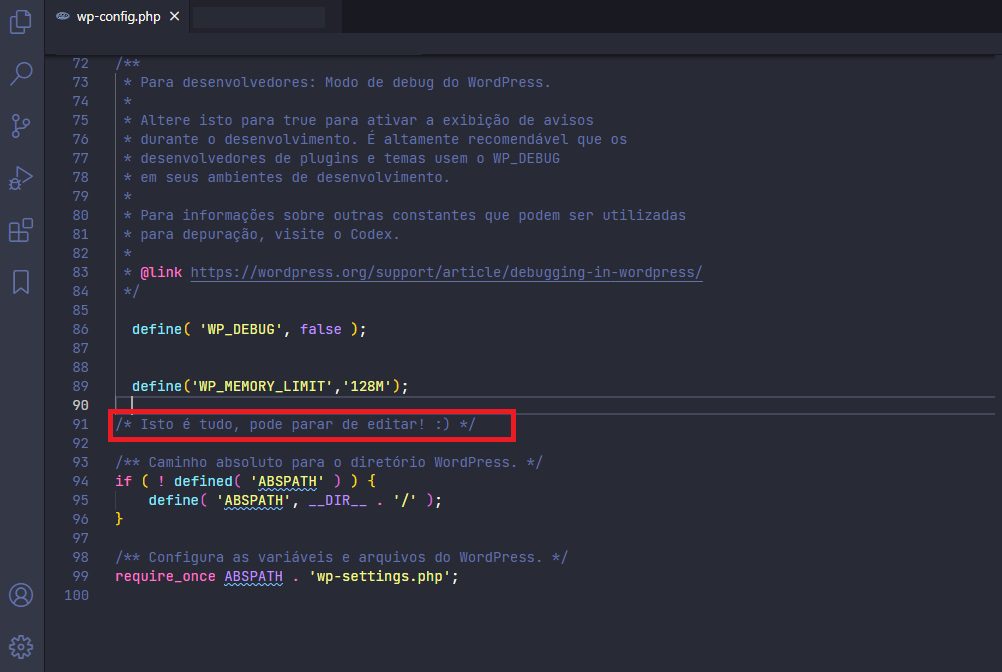 Definindo o Limite de Memória do WordPress no arquivo wp-config.php