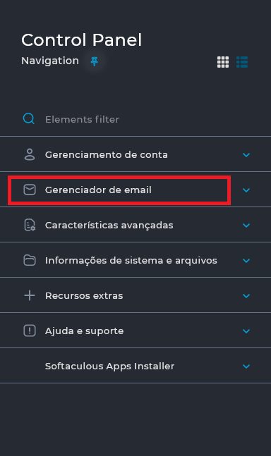 Gerenciador de Email do Painel DirectAdmin