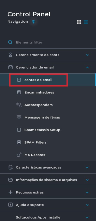 Gerenciador de Email do Painel DirectAdmin