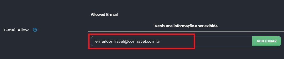 E-mail Allow do Filtro de Spam do DirectAdmin