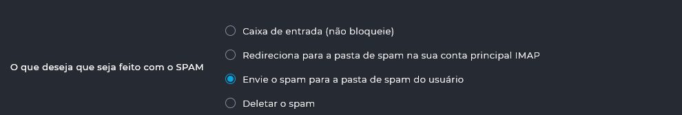 Configurando o Filtro de Spam do DirectAdmin: O que fazer com o spam