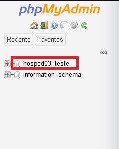 acessando o banco de dados do wordpress