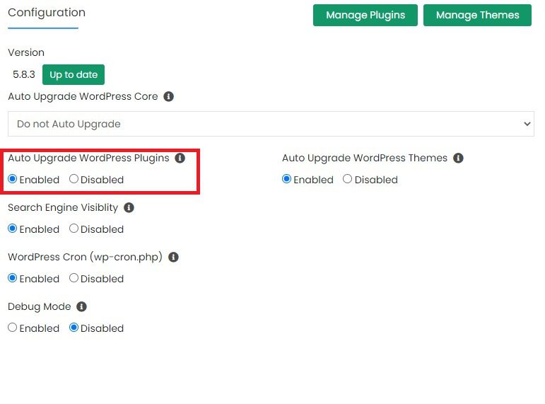 Atualizações Automáticas dos Plugins do WordPress