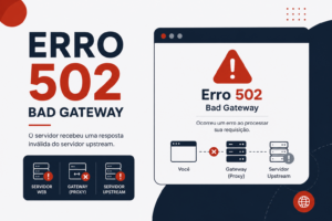 Erro 502 - Bad Gateway - Imagem de capa