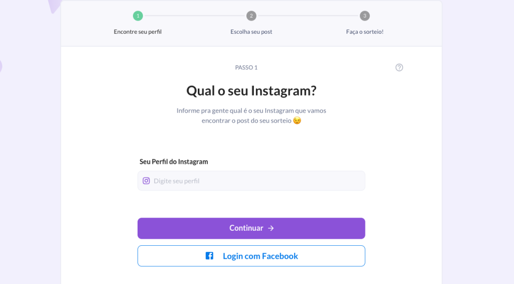 Sorteio Instagram: Passo a passo