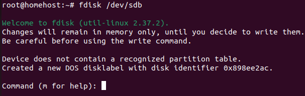 fdisk