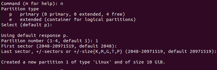 particionando um hd no linux