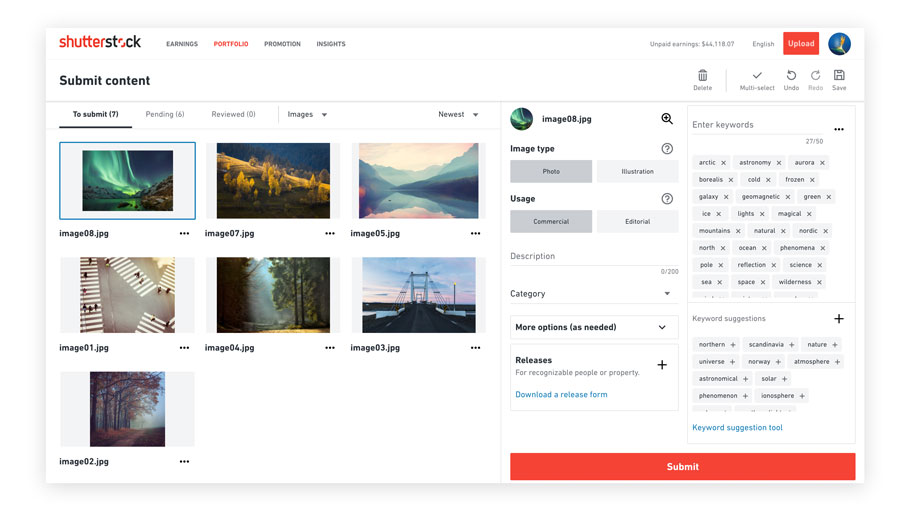 vender fotos online