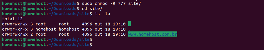 chmod 777