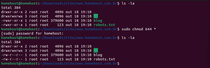 chmod 644
