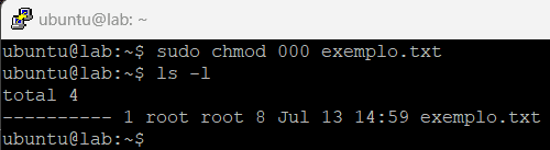 chmod 000