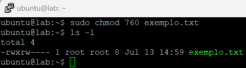 chmod 760