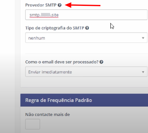 Configurando Mautic, etapa 6: SMTP