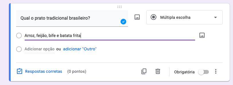 multipla escolha
